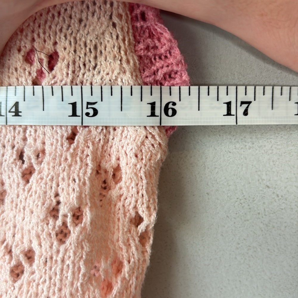 Cider Pink Knit Sweater Vest - Picture 7 of 9